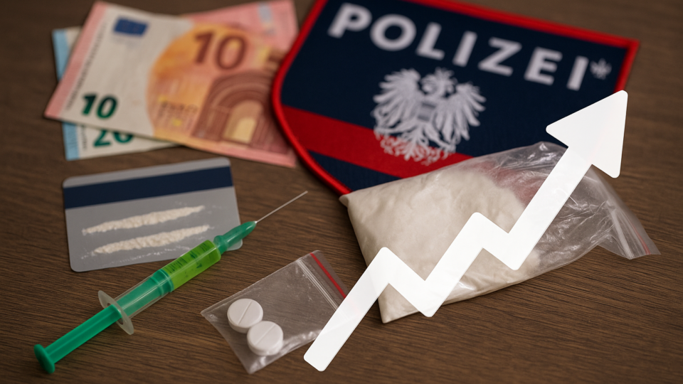 Titelbild zu „Drogenszene im Wandel: Warum die Anzeigenzahlen in Österreich sinken!“